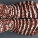 Socken mit Kaffeebohnen