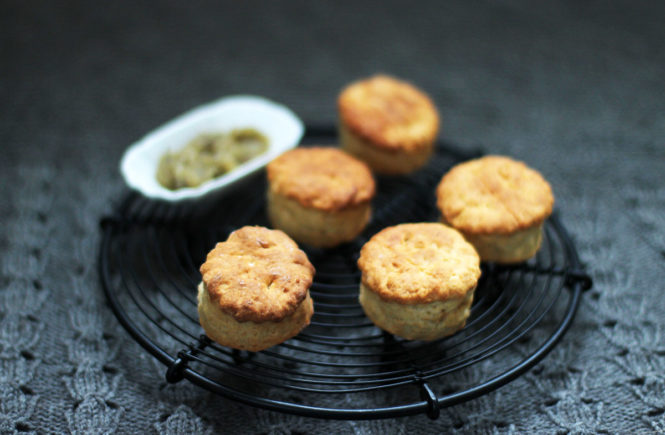 Scones mit Parmesan